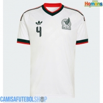 Camisa de time de futebol México Edson Alvarez #4 Replicas 2º Equipamento Mundo 2026 Manga Curta